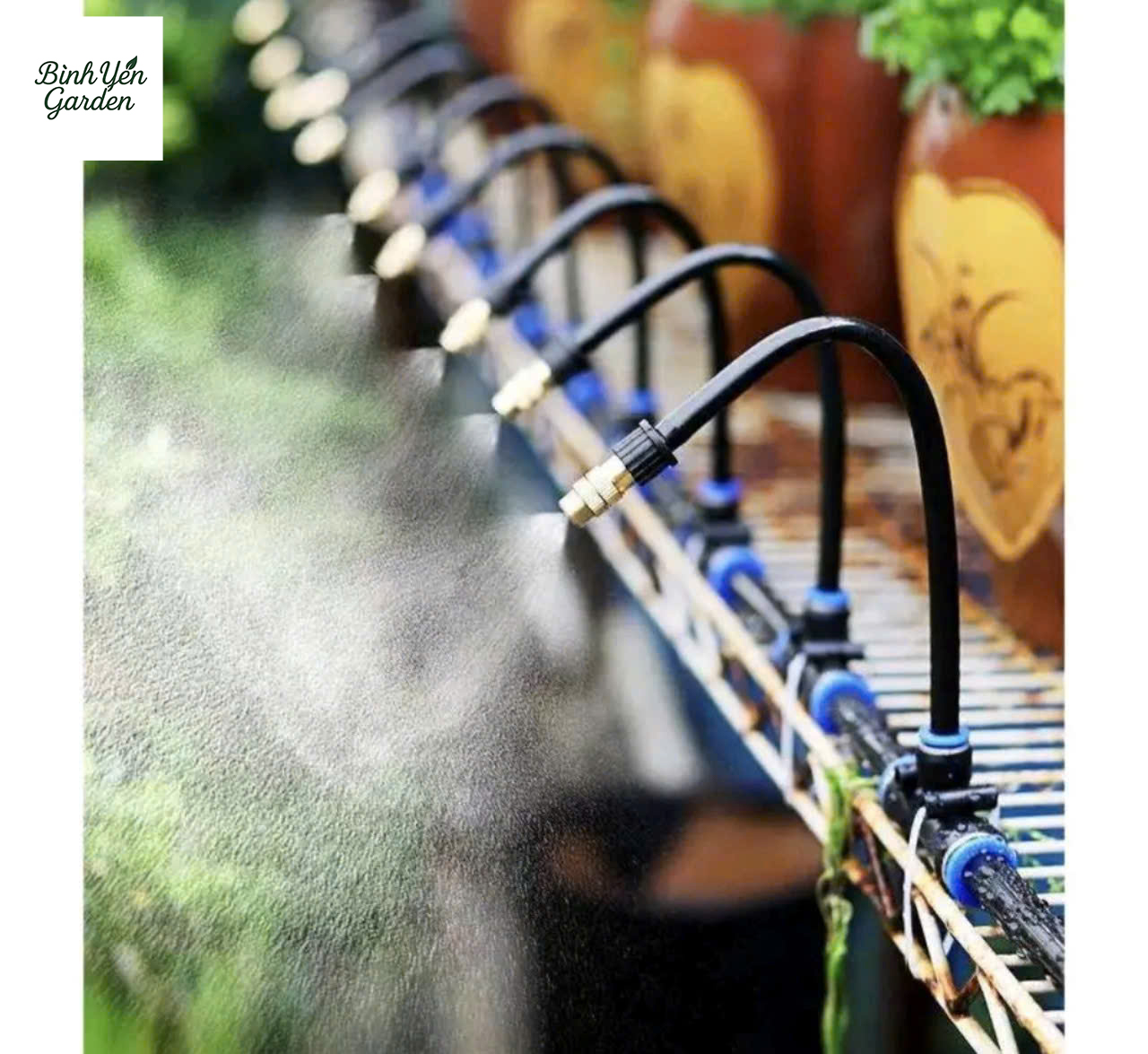 thi công hệ thống tưới cây tự động