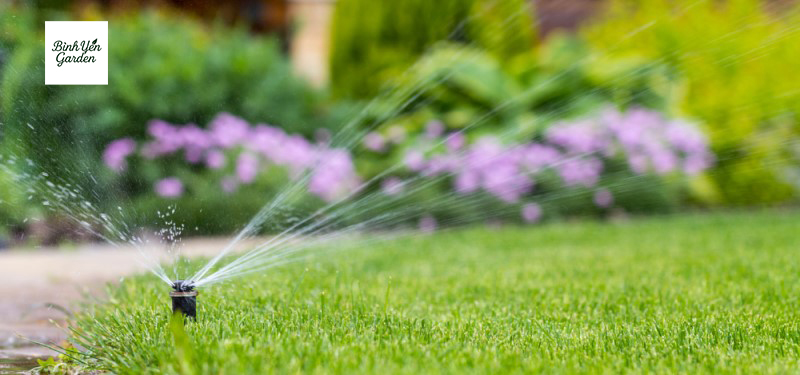 thi công hệ thống tưới cây tự động