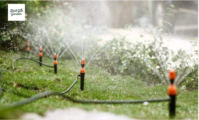 thi công hệ thống tưới cây tự động